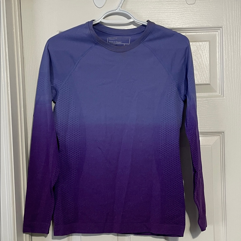 FIGS PURPLE OMBRÉ Seamless Underscrub top